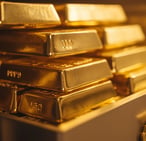 gold bars in a safe for retirement