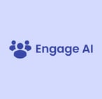 a logo for engage ai