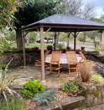 espace extérieur gite des clauzels