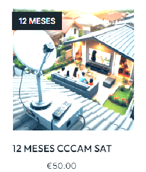 12 Meses CCCAM Satelite