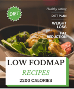 FODMAP Diet Meal Plan Menu List PDF Recipes 2200 calories