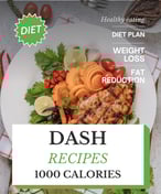 dash diet for weight loss book recipes 1000 calories meal plan