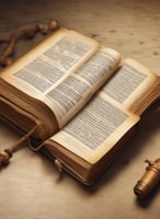 white book page on brown wooden table