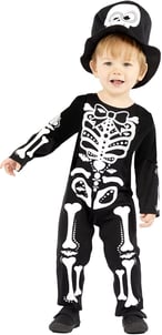 costume scheletro bambino