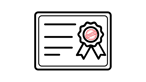 a symbol illustrating certificate
