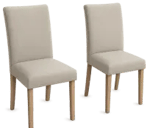a pair of chairs with a white chair and a black chair