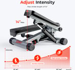 stepper dimensions