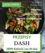 Dieta DASH 1200 kcal jadłospis pdf
