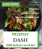 Dieta DASH 1200 kcal jadłospis na 14 dni pdf