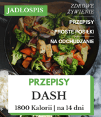 Dieta DASH 1800 kcal jadłospis na 14 dni pdf