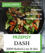 Dieta DASH 2200 kcal jadłospis na 14 dni pdf