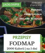Jadłospis Low FODMAP 2000 kcal