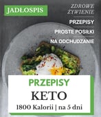 dieta ketogeniczna jadłospis 1800 kcal