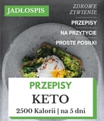 dieta ketogeniczna jadłospis 2500 kcal