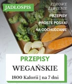 dieta wegańska jadłospis tygodniowy 1800 kcal