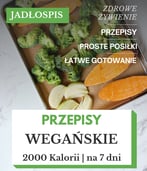 dieta wegańska jadłospis tygodniowy 2000 kcal