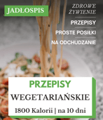 dieta wegetariańska 1800 kcal jadłospis