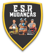Imagem com logotipo da empresa ESR Mudanças