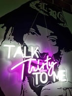 Talk thirty to me neon 30th birthday