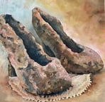 Pinky Shoes 2023 Oil on wood panel, 40x40cm