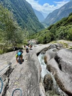 Multipitich climbing for kids