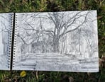 A3 Dixter Diary sketchbook: Lutyen's Steps