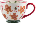 Christmas Ceramic Gingerbread Mug