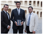 Invalides - Martial et son frère Nicolas avec Jean Christophe Napoléon 