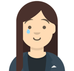 a woman with a teary teary teary teary teary teary