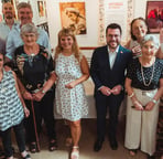 visita del presidente de la generalitat y miembros del casal