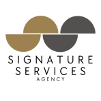 a sign that says signature services