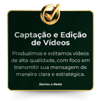 Captação e edição de vídeos