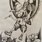 Inktober Fairy Goblin (2019). Ink. 