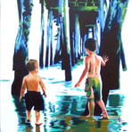 John and Gabriel (2006). Acrylics.