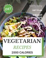 vegetarian 1 week meal plan 7 day 2500 calories recipes