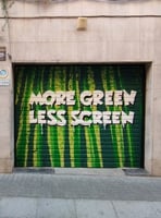 persiana graffiti arboles barcelona gràcia arte urbano graffitimuralpro