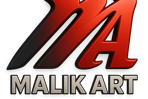 a logo for a mallik art press sialkot