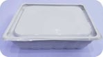 White Rectangle Container with Lid