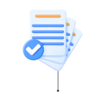 documents with a check