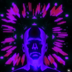 Artistic visual expressive design with neon glow splashes - demonstrates attention to visual highlights and color vibration