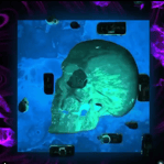 Colorful skull-themed visual design showing creative range and bold color use
