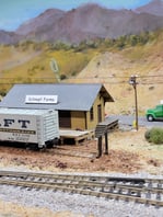 Schnepf Farms trackside fruit stand in the 1960s.