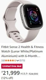 Fitbit Sense 2 on Amazon