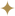 Gold four-point star