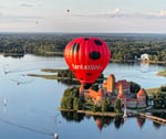 hot air balloon flight over vilnius or trakai