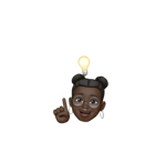 a person with glasses and a light bulb