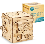 Pharaoh's Secret escape room puzzle box featuring Egyptian symbols and a mysterious ancient treasure