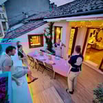 Dinner in the terrace
