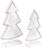Rustic Beaded Christmas Centerpieces