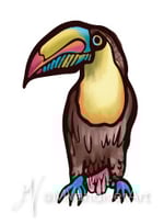 Illustrations from the menu for Beachbum Berry's Latitude 29 by New Orleans artist Melissa Vandiver.